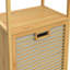 Nalis Solid Wood Freestanding Bathroom Cabinet