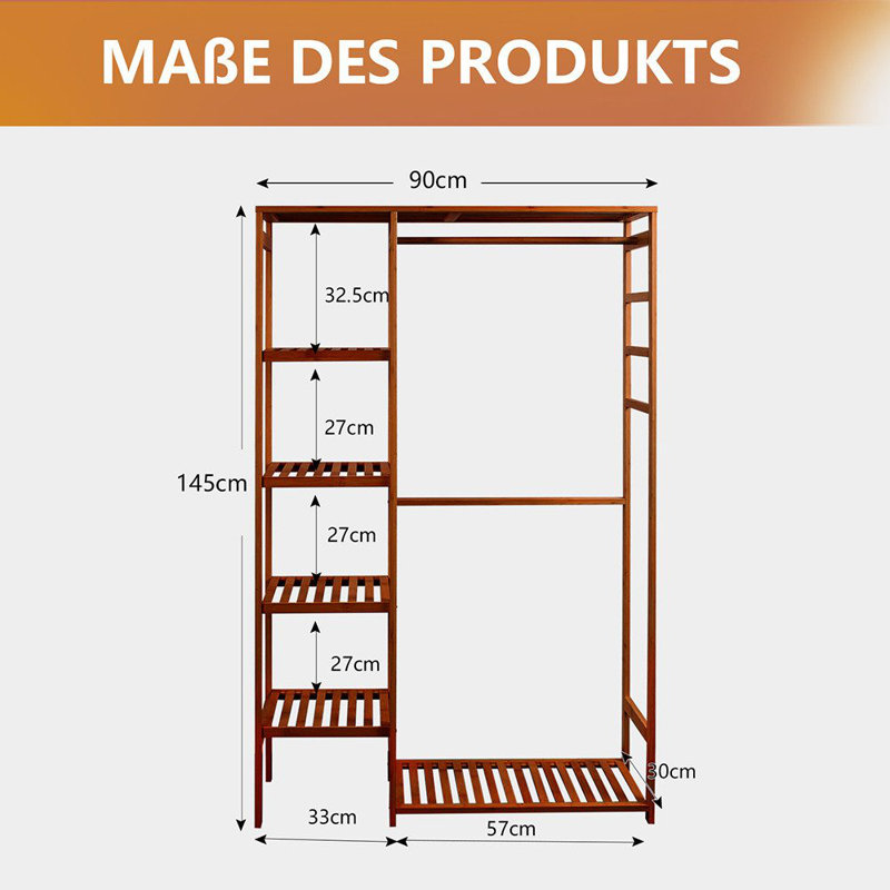 Cueto 90cm Clothing Rack