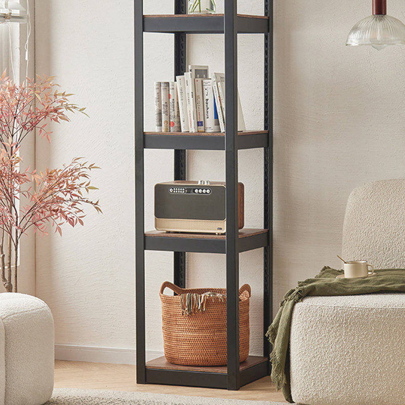 Andres, (4 tablettes) H 70,8 po x l 15,7 po x P 15,7 po, Noir