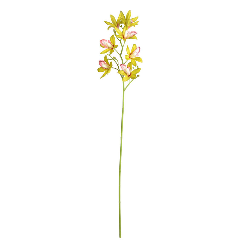 Tige d'orchidée artificielle, Vert
