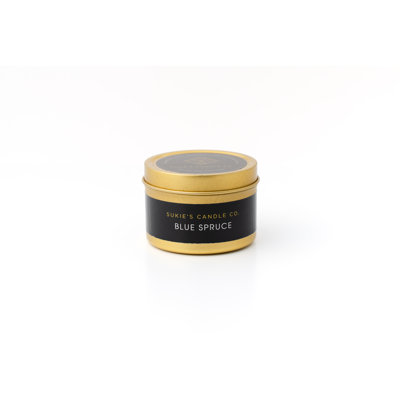 Bougie parfumée épinette bleue format voyage