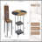Versatile Dining Set With Modern Design And Practical Storage-193295160