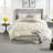 Ivory 7-piece Bedding Sets, Elegant Tufted Design For Home