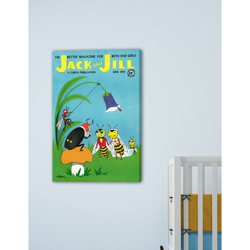Bugs Marriage II - Wrapped Canvas Print, 61cm H x 41cm W