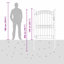 104 cm W Steel Gate Fencing-121122512