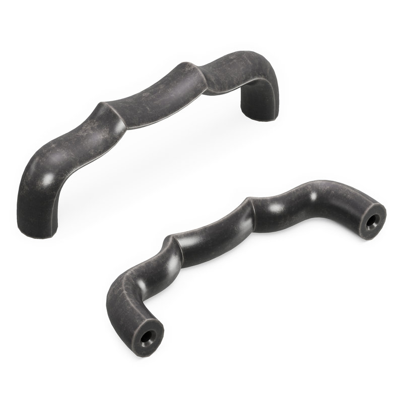 Trellis Bar / Handle Pull, 3", Black Nickel Vibed