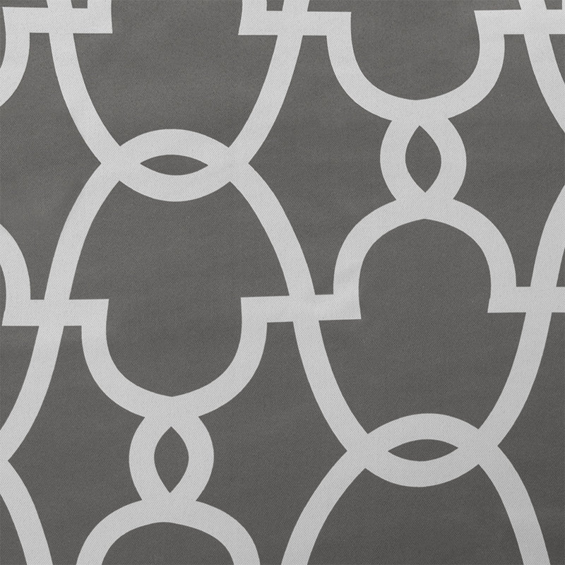 Andish 100% Polyester Room Darkening Curtain Pair, Black Pearl, 52" W x 84" L