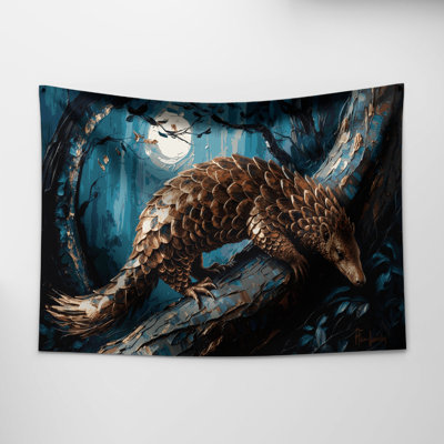 Tapisserie murale «Wildlife Tree Pangolin»