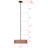 Luminaire suspendu tambour 3 lumières Angilia