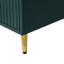 Meuble télé en bois avec armoire de rangement et tablettes réglables, console média pour la chambre à coucher (bleu marine)