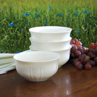 Mikasa Antique White 6 in. Cereal Bowls