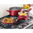 T-fal Essentials Non-stick Cookware, 3 Quart Saucepan, Red