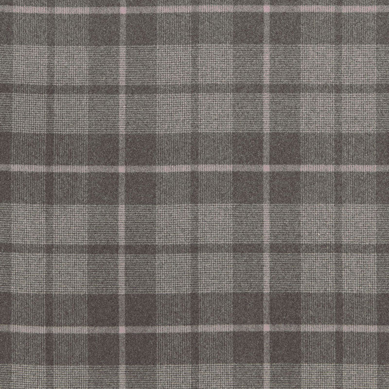 Montana Wool Plaid Fabric, Black/Gray