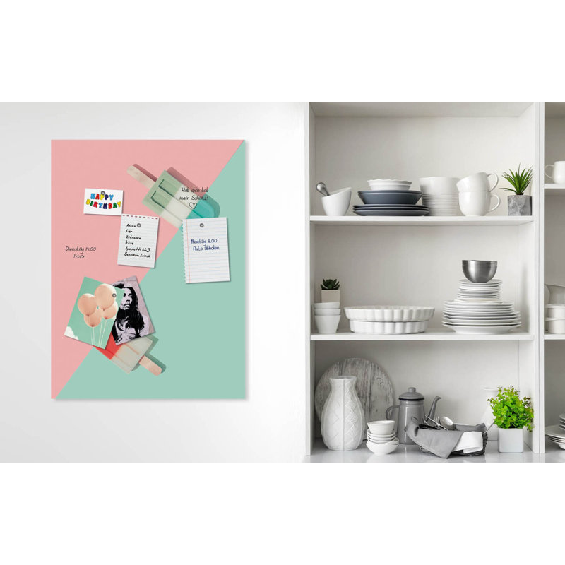 Magnetic Glass Photo Memo Board