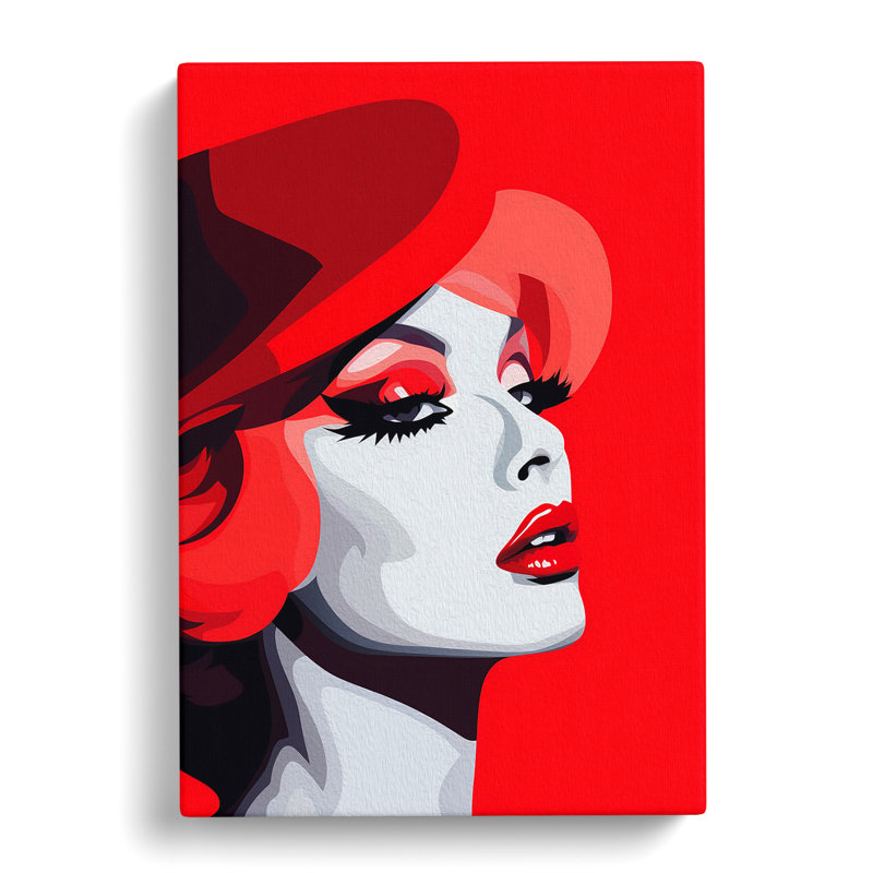 Modern Wall Art - Wrapped Canvas, 50cm H x 35cm W x 3cm D