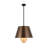 Rock On 4-Light Pendant - Brontourage/Matte Black