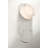 Sternn, Outdoor, 15", Marble White, Clear Wave Glass-416969600