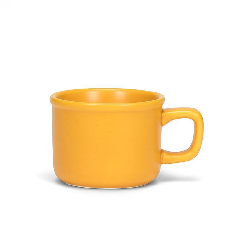 Tasse à espresso en grès Bianco, Ocre