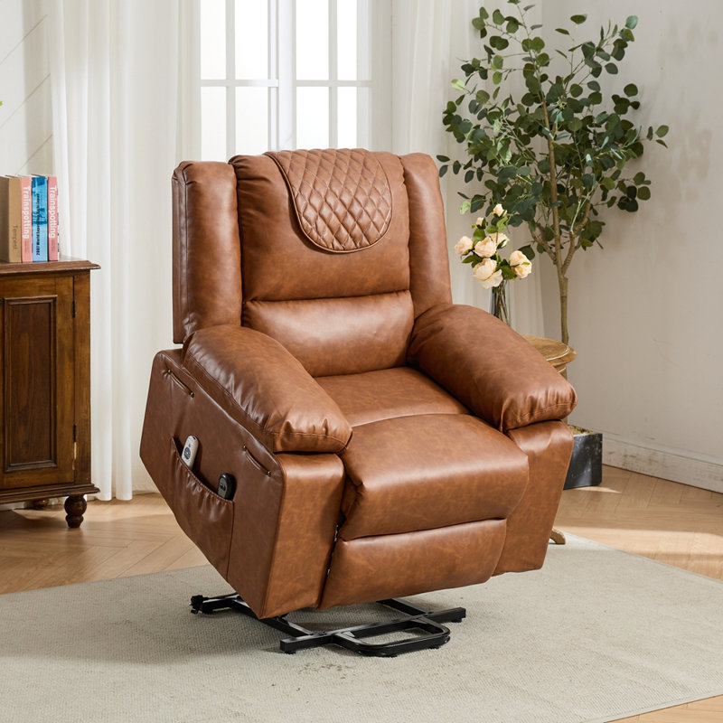 Fauteuil inclinable à télécommande chauffant et chauffant pour massage pour personnes âgées
