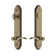 Arc Tall Plate Complete Entry Set with Single Cylinder Deadbolot and Bellagio Lever