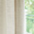 52''W Light Filtering Linen Curtains - Back Tab & Rod Pocket Top, 2 Panels Set-207340216