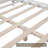 Wood Platform Bed Frame,Retro Style Platform Bed with Wooden Slat Support-1234318362-1234318363