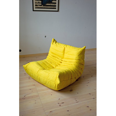 Skegness Upholstered Suede Lounge Chair