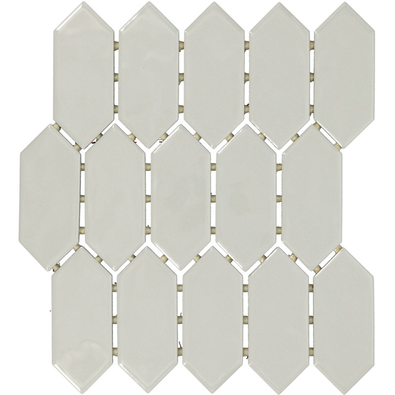 Itona Tile 2 x 5 Picket Mosaic Tile (12 PC Per Carton) (8.76 SQFT Per Carton), Ideal Gray