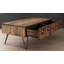 Ora Solid Wood Four Leg Coffee Table