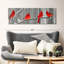 Cardinal Birds, reproduction sur toile-1063858800