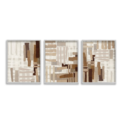 "Cadre photo simple à motifs naturels" par Amber Sterling, 3 pièces sur toile