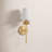Ryland Metal Armed Sconce with Linen Shade-1757096832