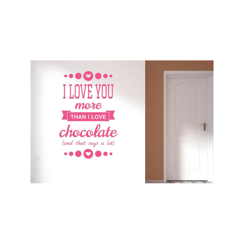 Non-Wall Damaging Wall Decal, Medium, Pink