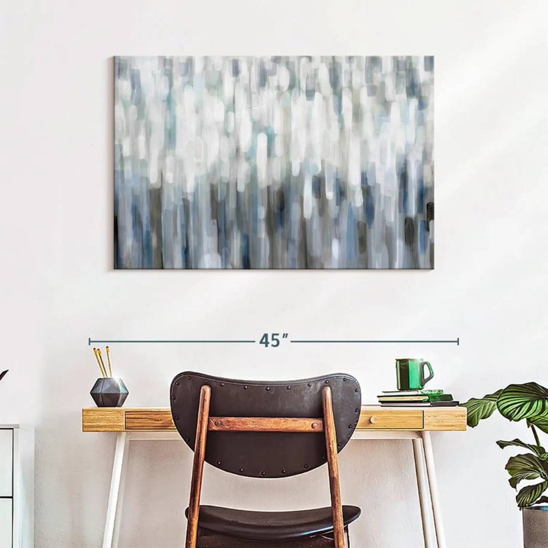 Avery Silver Rain, 26" H x 39" W
