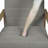 Modern Push-back Recliner Chair, Solid Wood, Upholstered Armchair-1412825924