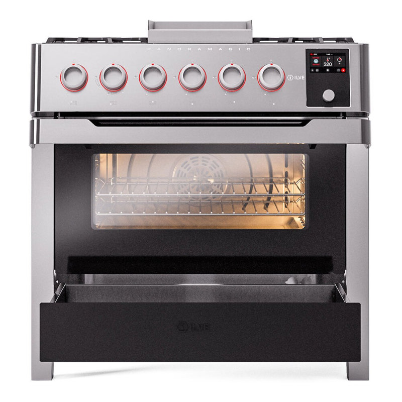 ILVE Panoramagic 36 in Dual Fuel Range, Natural Gas