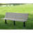 Contour Recycled Plastic Park Bench-10632723-10632725-10632728