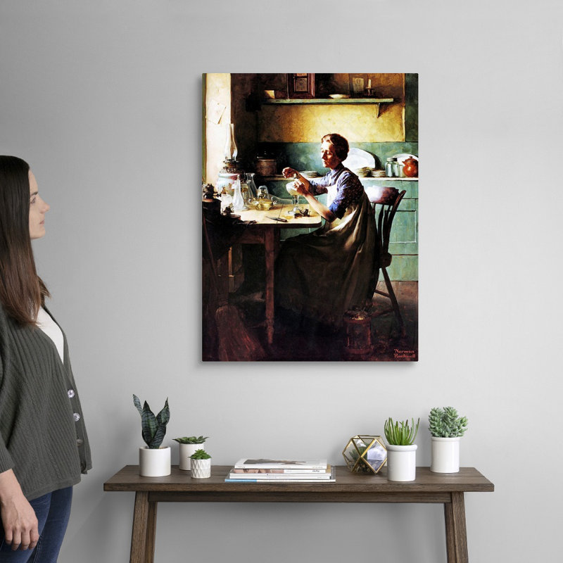 «But You Have Light At The Touch Of A Finger», art mural sur toile, H 32 po x l 24 po x P 1,25 po, Toile tendue