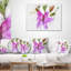 Magnifique floral mauve - coussin à imprimé floral-30744992-30744996