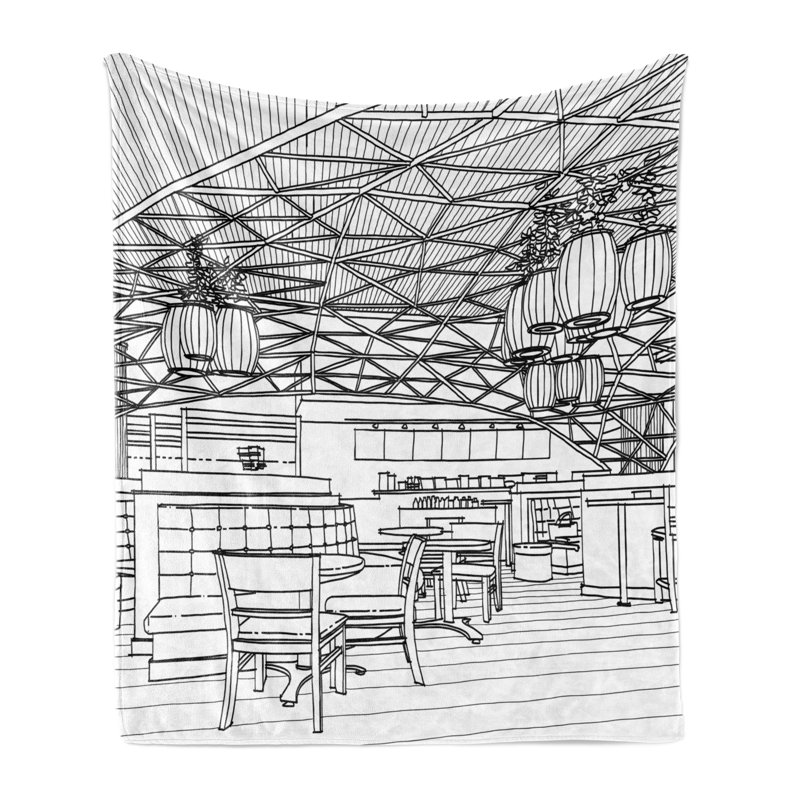 Hand Woven Throw Blanket, 50" x 60"