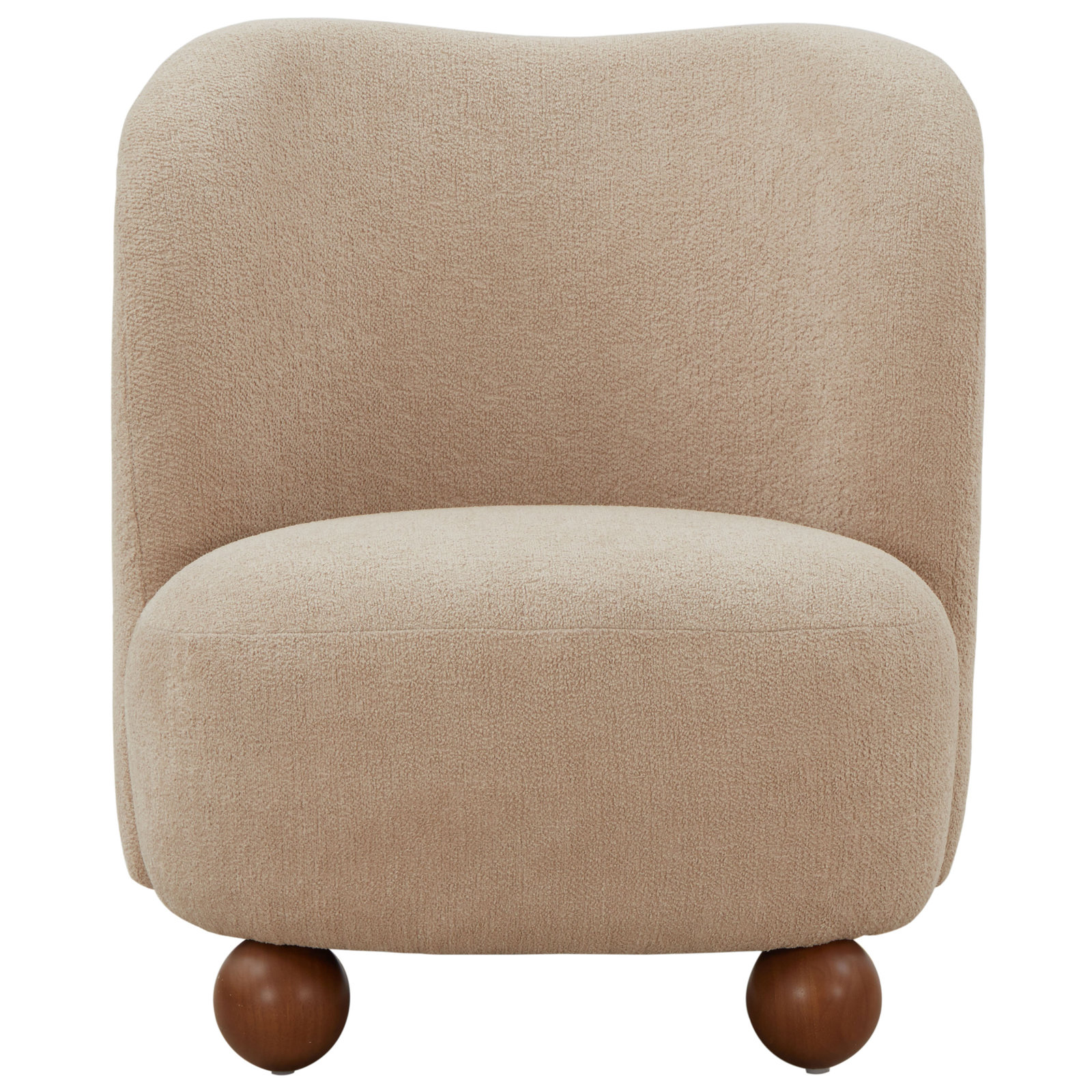 Boucle Slipper Chair, Oatmeal Boucle