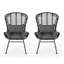 Ensemble de 2 chaises de patio avec coussins Frazer-2070925890-2070925891