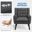  73cm Wide Tufted Polyester Armchair-291221038