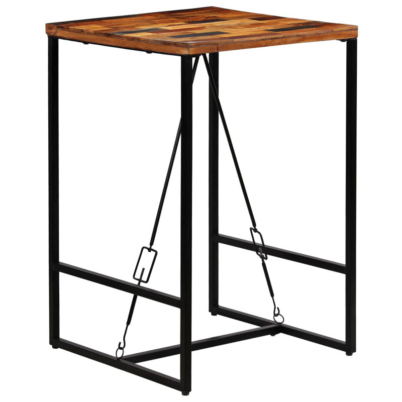 Lopez Solid Wood Top Dining Table, H106 x L70 x W70cm