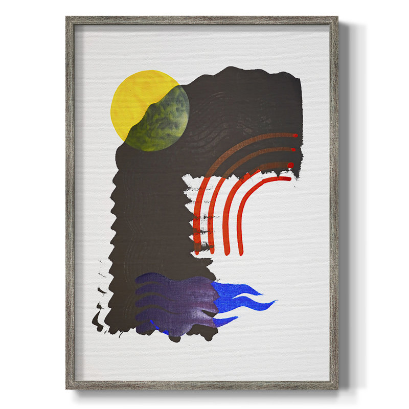 Shifting IV Framed Print - Solid Wood, 11" H x 9" W