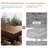 Agripina Minimalist Solid Wood Benches with Curved Design for Entryway & Living Room-1076358228
