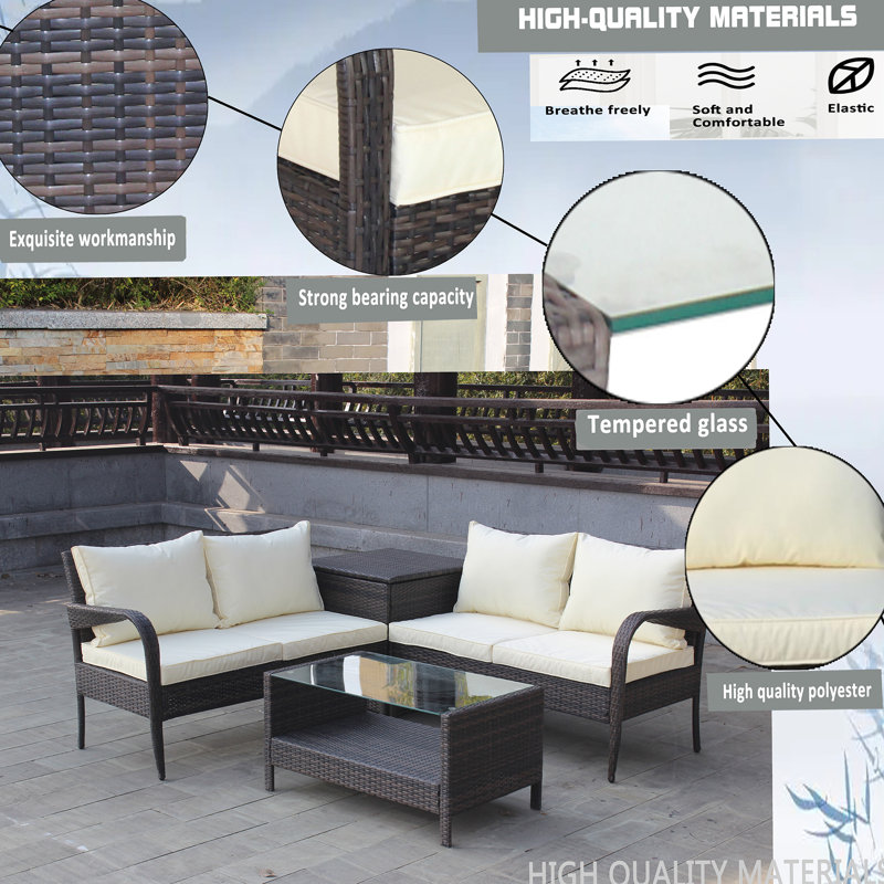4 - Person Patio Conversation Set