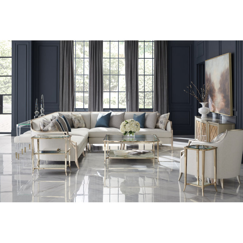 Glass End Table