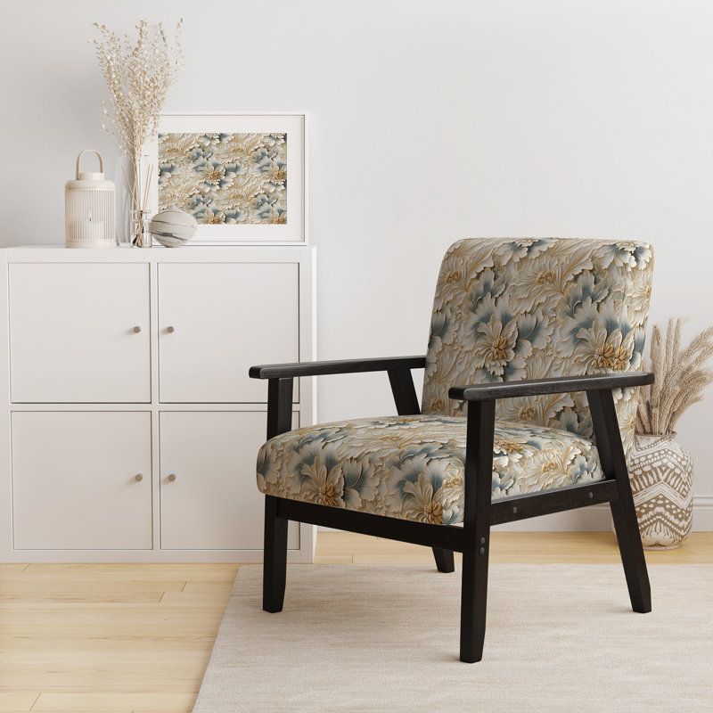 Fauteuil d'appoint rembourré Beige Frosty Drift