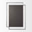 Miyashiro Rectangular Dual Metal Frame Gunmetal Mirror
